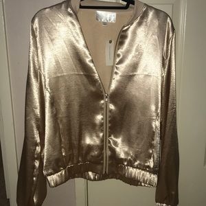 Gold Anthropologie Jacket